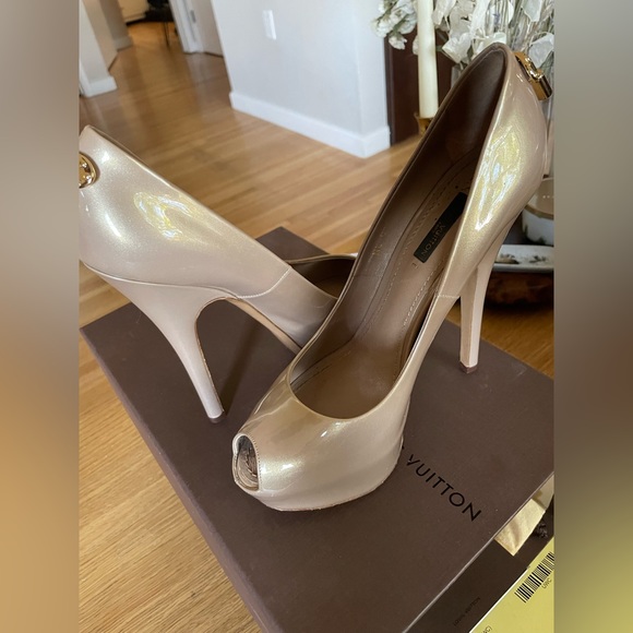 Louis Vuitton Oh Really Open Toe Pump 11cm Size 39 - Picture 3 of 6